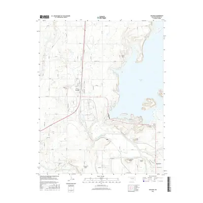 2016 Map of Oologah, 2016 Print