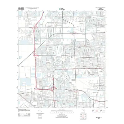 2012 Map of Opa-locka, 2012 Print