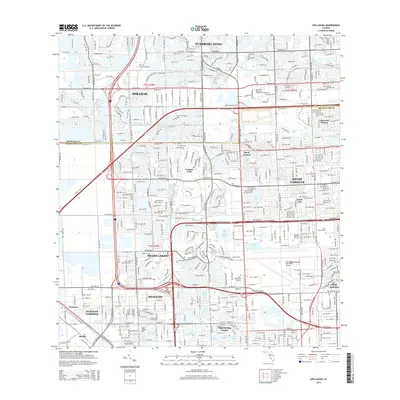 2015 Map of Opa-locka, 2015 Print