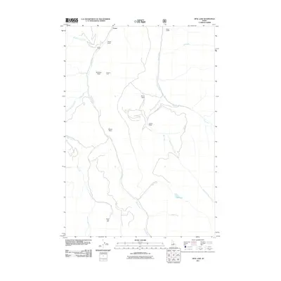 2011 Map of Opal Lake, 2011 Print