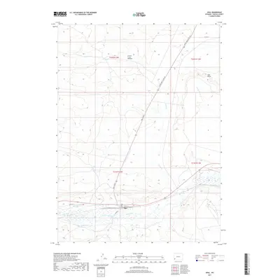 2017 Map of Opal, 2017 Print