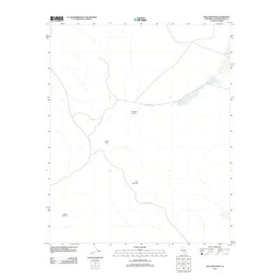 2012 Map of Opal Mountain, 2012 Print