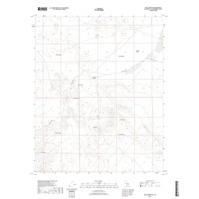 2018 Map of Opal Mountain, 2018 Print