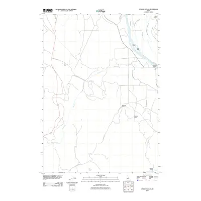 2010 Map of Opalene Gulch, 2010 Print