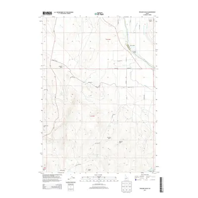 2013 Map of Opalene Gulch, 2013 Print