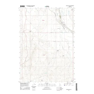 2017 Map of Opalene Gulch, 2017 Print