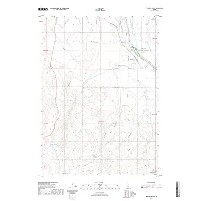 2023 Map of Opalene Gulch, 2023 Print