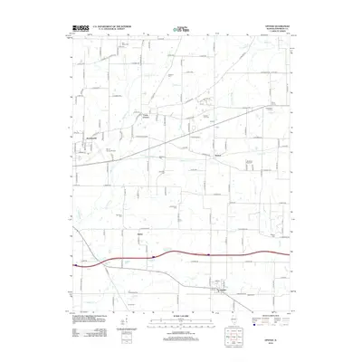 2012 Map of Opdyke, 2012 Print