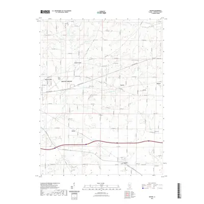 2021 Map of Opdyke, 2021 Print