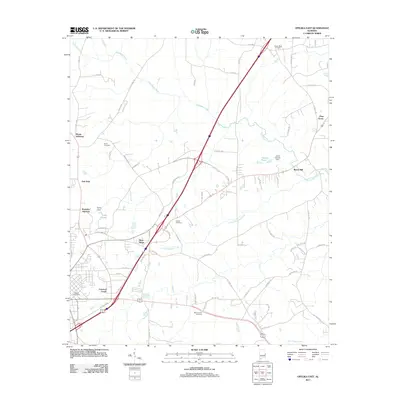 2011 Map of Opelika East, 2011 Print