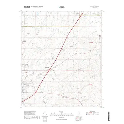 2018 Map of Opelika East, 2018 Print