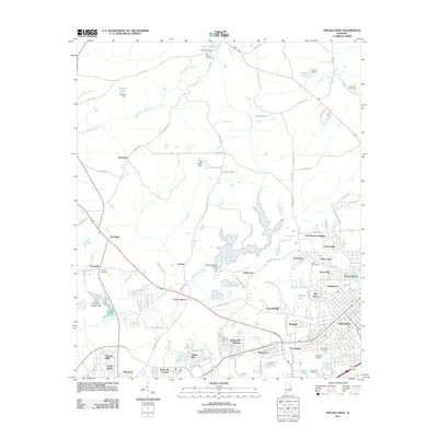 2011 Map of Opelika West, 2011 Print