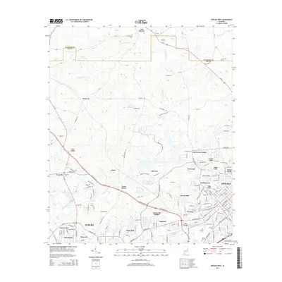 2014 Map of Opelika West, 2014 Print