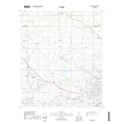 2018 Map of Opelika West, 2018 Print
