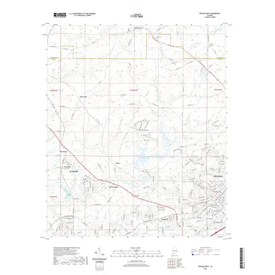 2020 Map of Opelika West, 2020 Print