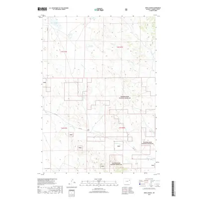 2018 Map of Open A Ranch, 2018 Print