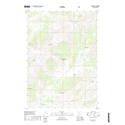 2017 Map of Open Creek, 2017 Print