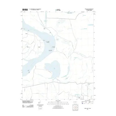 2011 Map of Open Lake, 2011 Print