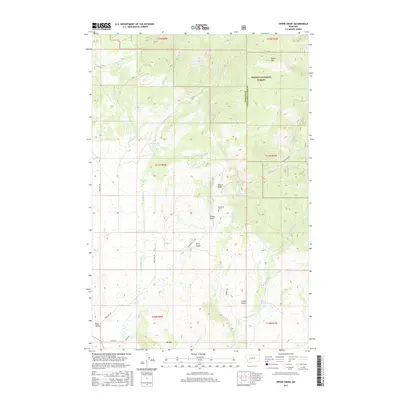2017 Map of Ophir Creek, 2017 Print
