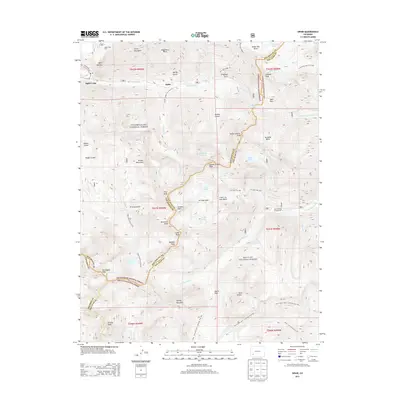 2013 Map of Ophir, 2013 Print
