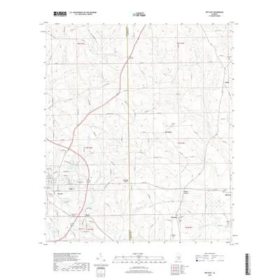 2018 Map of Opp East, 2018 Print