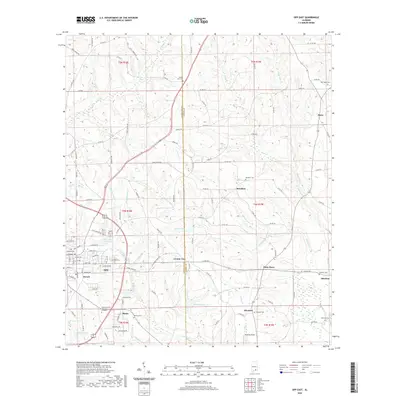 2020 Map of Opp East, 2020 Print