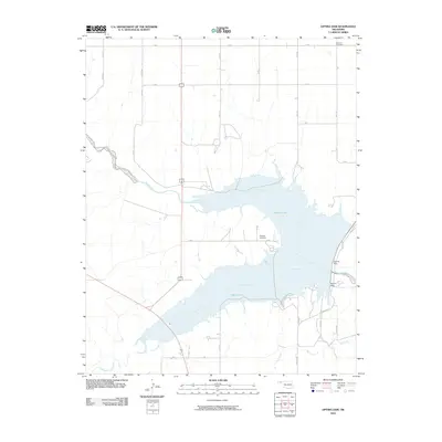 2010 Map of Optima Dam, 2010 Print