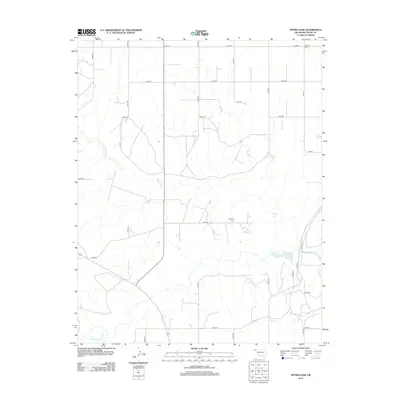 2012 Map of Optima Dam, 2012 Print