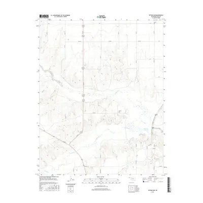 2016 Map of Optima Dam, 2016 Print