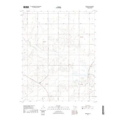 2018 Map of Optima Dam, 2018 Print