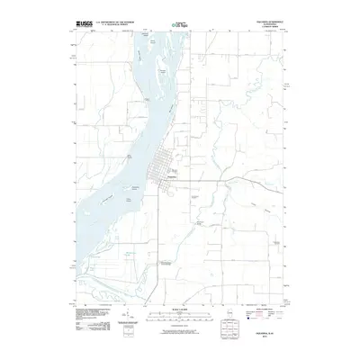 2010 Map of Oquawka, 2010 Print