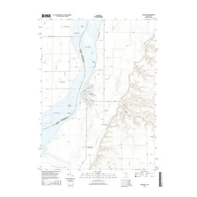 2015 Map of Oquawka, 2015 Print
