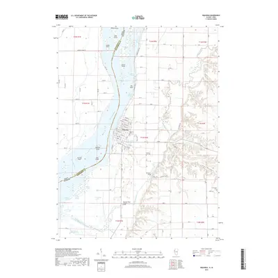 2018 Map of Oquawka, 2018 Print