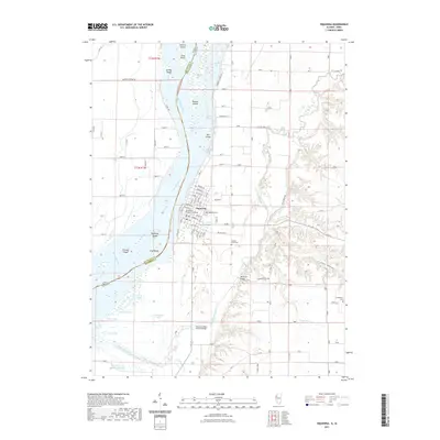 2021 Map of Oquawka, 2021 Print
