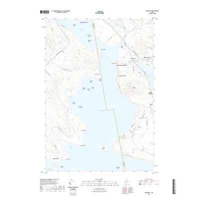 2021 Map of Oquossoc, 2021 Print
