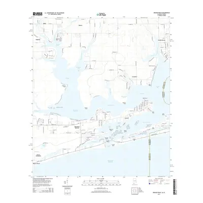 2014 Map of Orange Beach, 2014 Print