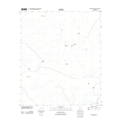 2011 Map of Orange Butte, 2011 Print