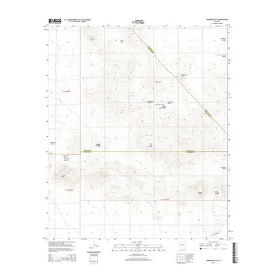 2014 Map of Orange Butte, 2014 Print