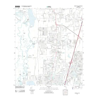 2012 Map of Orange City, 2012 Print