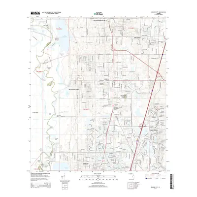 2015 Map of Orange City, 2015 Print