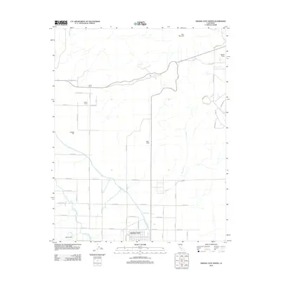 2012 Map of Orange Cove North, 2012 Print