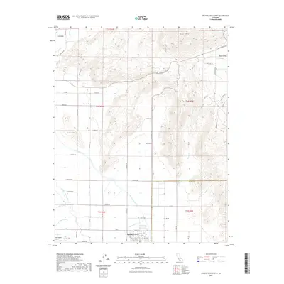 2021 Map of Orange Cove North, 2021 Print