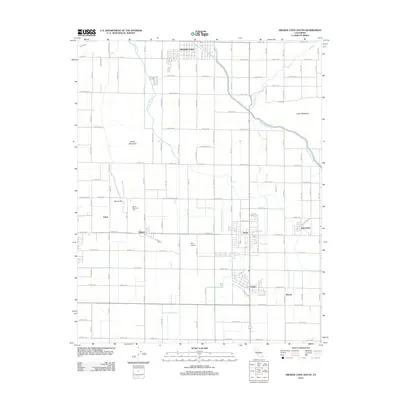 2012 Map of Orange Cove South, 2012 Print