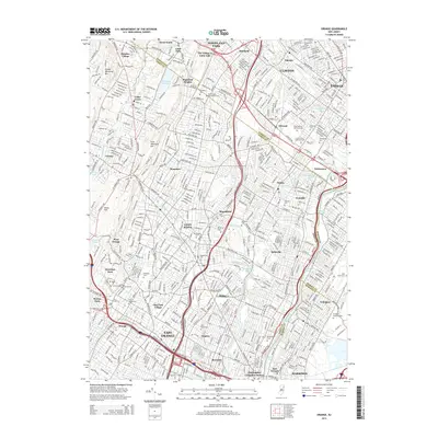 2014 Map of Orange, 2014 Print