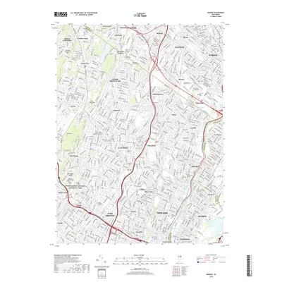 2019 Map of Orange, 2019 Print