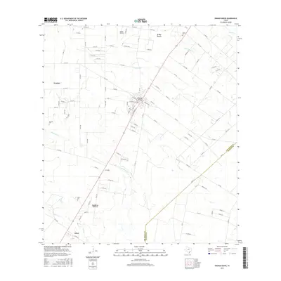 2016 Map of Orange Grove, 2016 Print