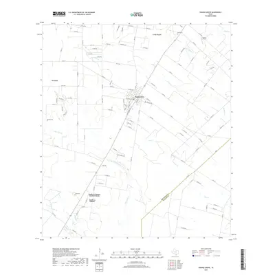 2019 Map of Orange Grove, 2019 Print