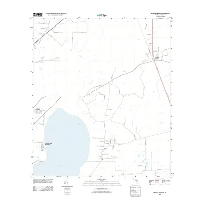2012 Map of Orange Heights, 2012 Print