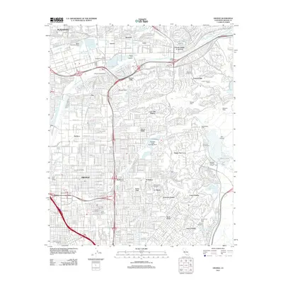 2012 Map of Orange, 2012 Print