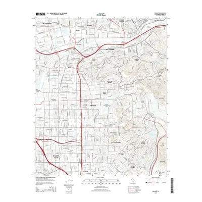 2015 Map of Orange, 2015 Print